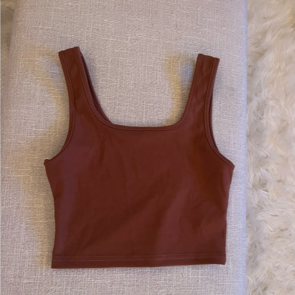 Burgundy crop top